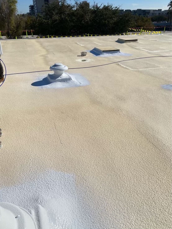 Commercial Spray Foam Roof Coating in Burlington, North Carolina